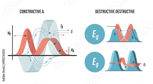 Electromagnetic Field Visualization in Abstract Science Background