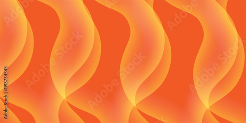 Abstract deep orange ocean gradient wallpaper. Abstract deep dark yellow underwater background.