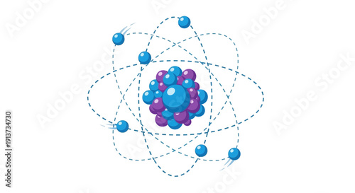 Electromagnetic Field Visualization in Abstract Science Background