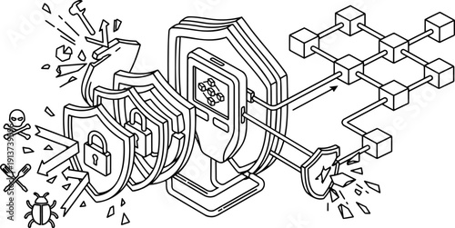 Cold Storage Device Defending Cyber Attacks with Broken Shields and Secure Network Link