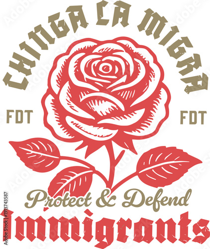 Chinga la Migra SVG PNG, Protect the migrants svg, Abolish ice svg png