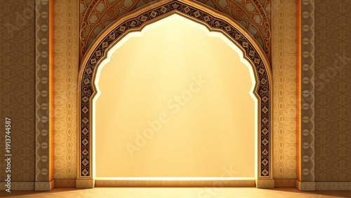 Modern Eid Mubarak Retail Promotion Background Design