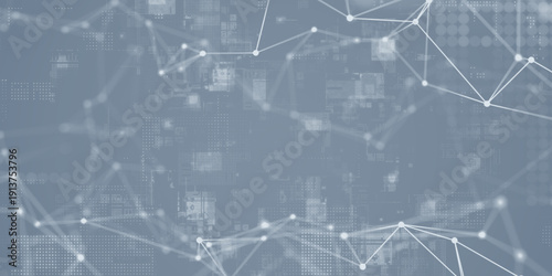 Tableau sur toile ネットワーク、サイバー、通信、インターネット、オンライン、web、未来、コピースペース、回路、電波、テクノロジー、テック、DX、デジタル、トランスフォーメーショ
