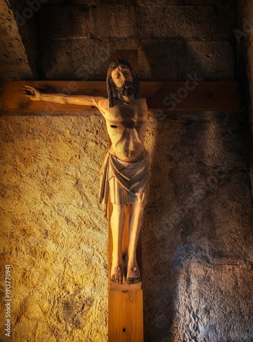Berchtesgaden, Bavaria, Germany, Europe, December 2025,. jesus christ on cross