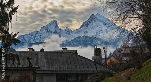 Berchtesgaden, Bavaria, Germany, Europe, December 2025,. watzmann mountain