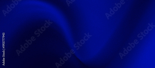 Photography Prestige blue gradient background with a very fluid transition, elegant curved lines, light reflections, and a grainy noise texture