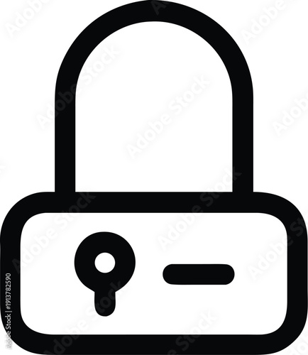 A stylized depiction of a padlock symbolizing security and privacy in digital contexts.