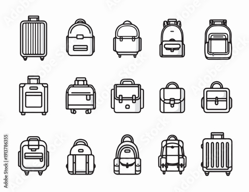 set of household appliances