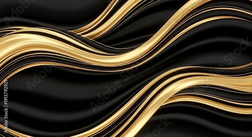black and yellow abstract background