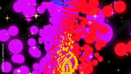 background motion 4K  abstract background with colorful lights