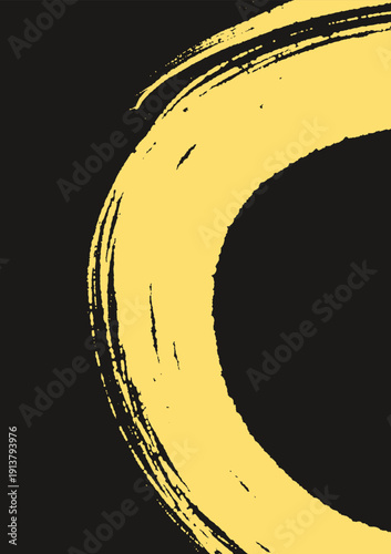 Expressive paint brush strokes with rough texture background, minimalist abstract vector design for posters, branding, and modern art.