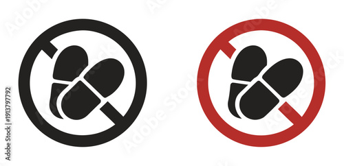 No pill vector signs. No drug vector icons. No Drug signs

