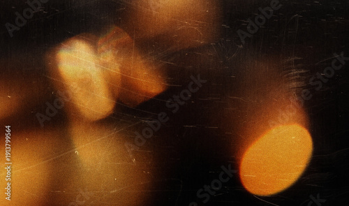 Foto Light leaks overlay effect with dust and blurred light