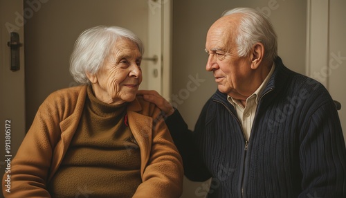 Wallpaper Mural Ai coppia di coniugi anziani 02 Torontodigital.ca