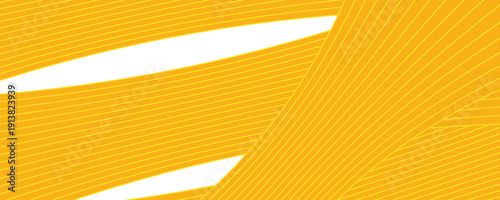 Pasta background yellow and orange line, spaghetti abstract geometric pattern. Macaroni yellow poster. Wavy abstract pattern. vector