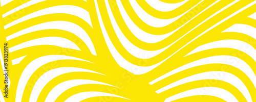 PrintYellow and white pasta background, abstract geometric pattern of spaghetti. modern illustration.