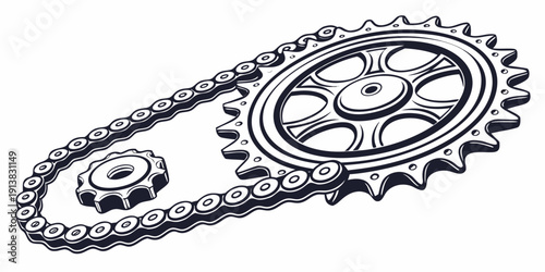 Close-up view of a detailed and intricate metal gear mechanism.