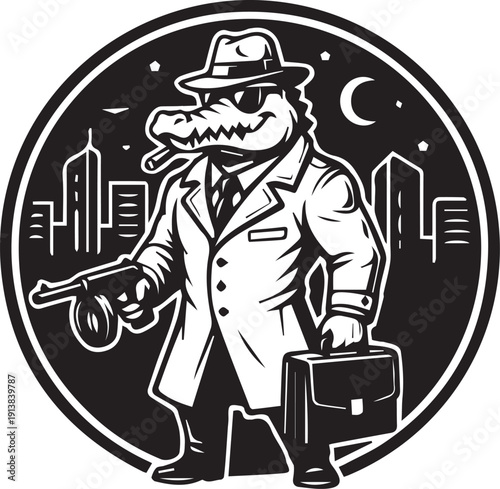 man with a gun
