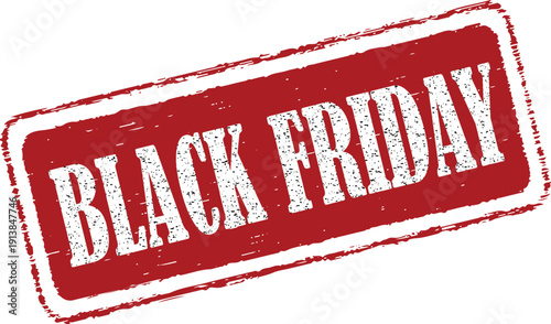 Vibrant Black Friday stamp for marketing and sales promotions
