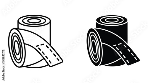 Electrical tape rolls