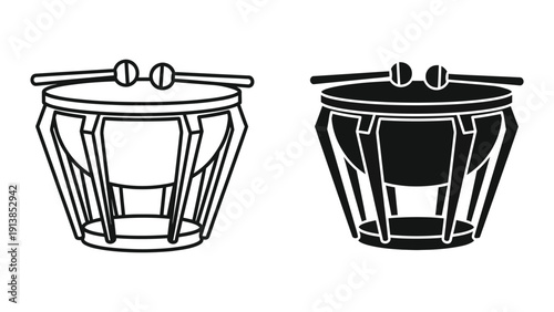 Bongo drums illustration