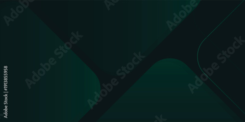 Modern abstract luxury banner, abstract green and black polygon elegant background vector for branding presentation or product ads bg eps10