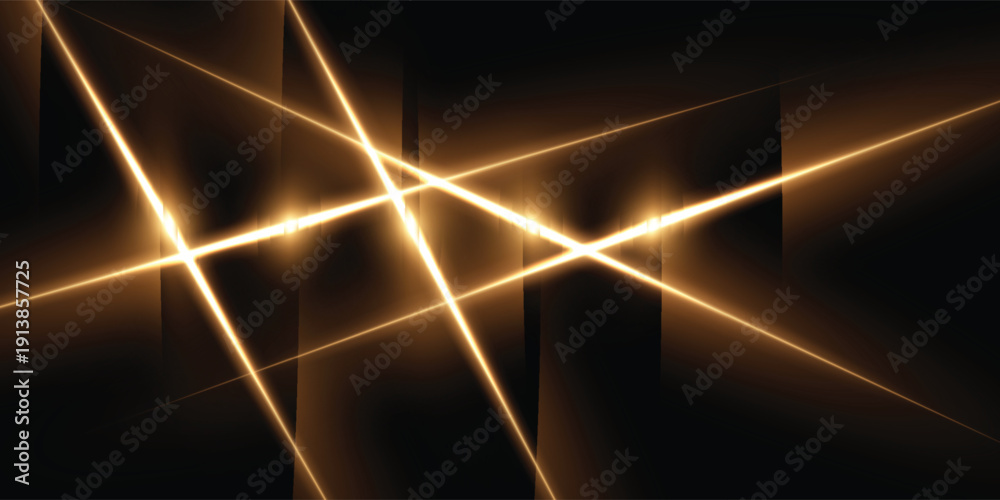 Obraz premium Modern abstract luxury banner. Abstract gold and black polygon elegant background vector for branding presentation or product ads bg
