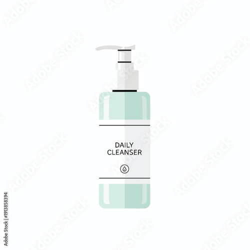Daily Facial Cleanser Bottle