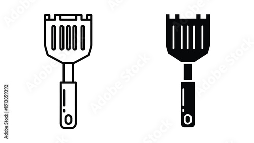 Potato masher kitchen tool icon
