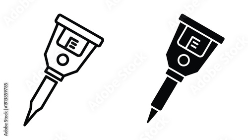 Electric tester icons