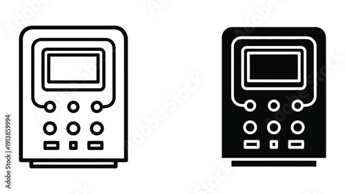 Multimeter Icon Set
