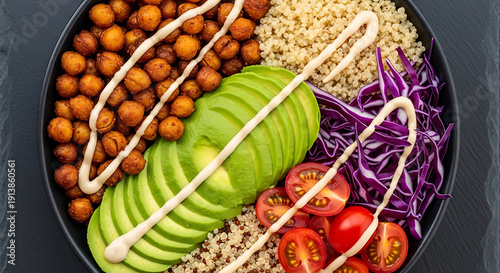 Wallpaper Mural Healthy Balanced Food Ingredients Selection Flat Lay Torontodigital.ca