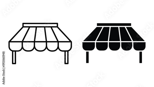 Awnings illustration