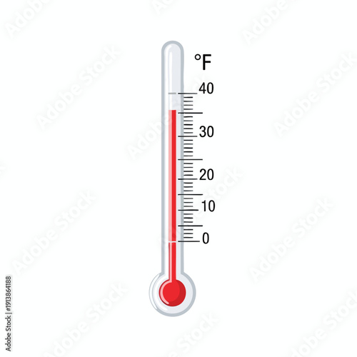 Thermometer Showing Subzero Temperature