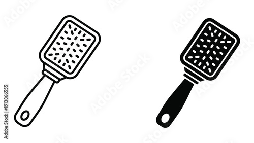 Grater kitchen tool illustration