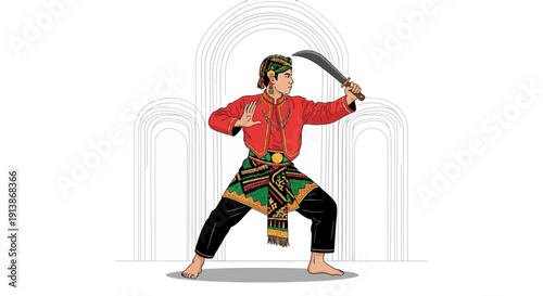 Cultural and Religious Ritual Ceremony with Traditional Atmosphere