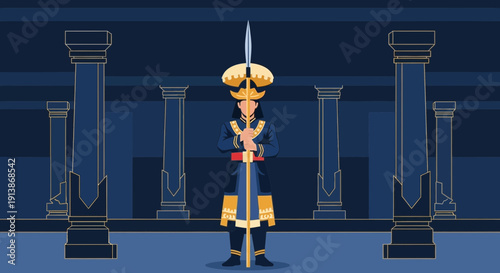 Cultural and Religious Ritual Ceremony with Traditional Atmosphere