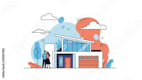 Career opportunity and job vacancy concept showing a woman standing next to a web browser window advertising job openings.