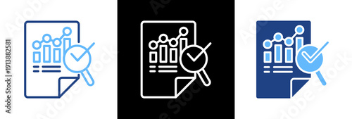 Performance Review triple icon