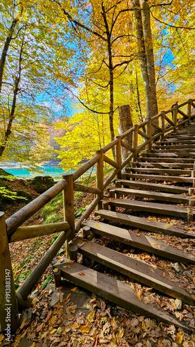 Autumn landscape in (seven ...