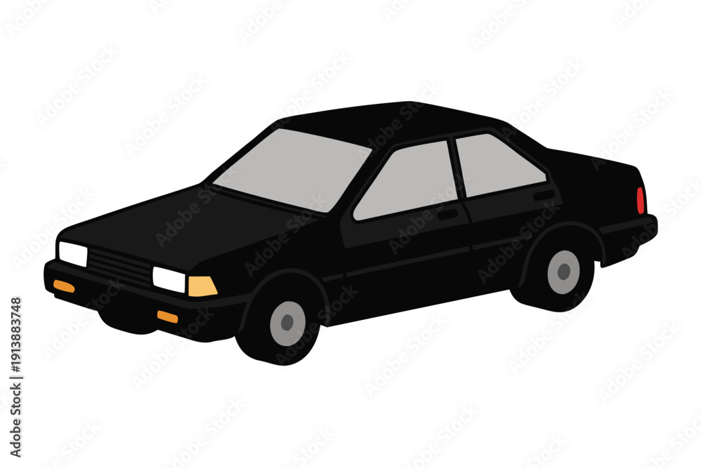Obraz premium car isolated on white