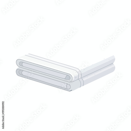 Soft White Folded Cloth Fabric for Home Decoration and Sewing Projects