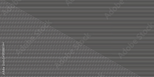 Narrow black-white vertical lines. Symmetric geometric ornament. Striped seamless pattern, abstract wallpaper. Digital paper for textile print, page fill. Vector