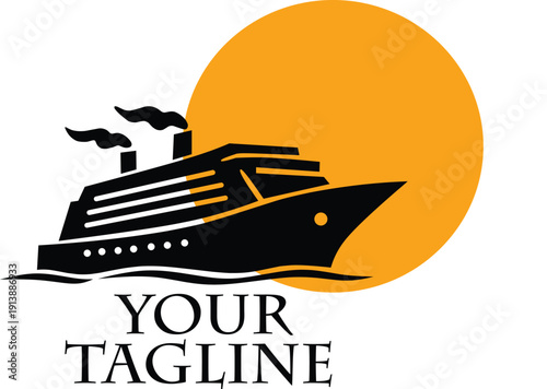 ship silhouette logo