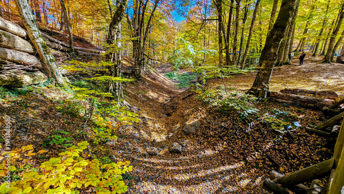 Autumn landscape in (seven ...