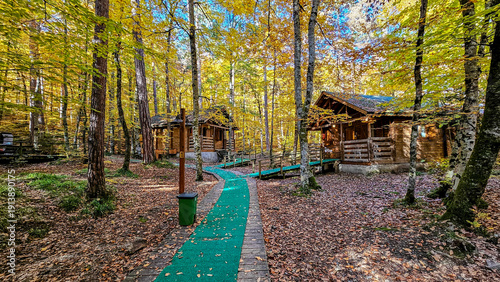 Autumn landscape in (seven ...