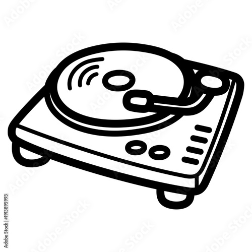 turntable illustration