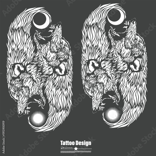 owl sketch doodle style vector