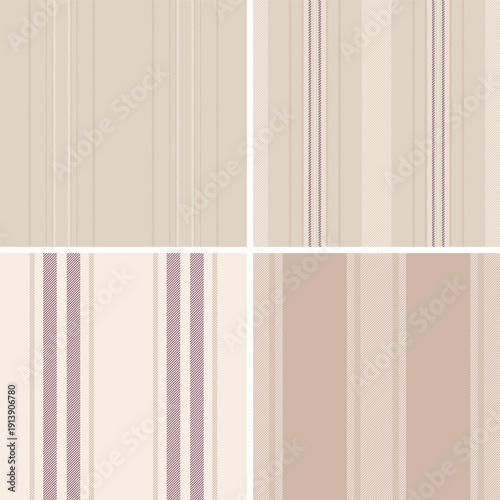 Striped pack for layered seasonal projects. Multiple lines patterns create variety for winter clothing, decor, and crafts. Vector scalability supports large formats.