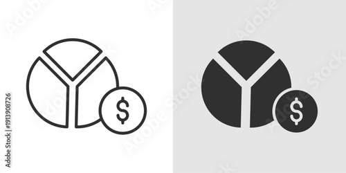 Business Saving Icon representing financial savings, cost management, corporate reserves, budget planning, and wealth accumulation.